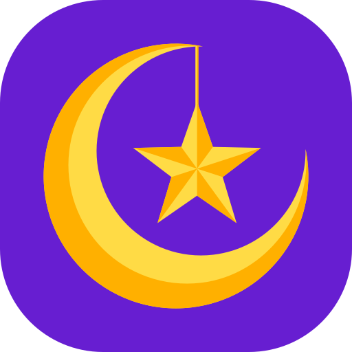 luna y estrellas icono gratis