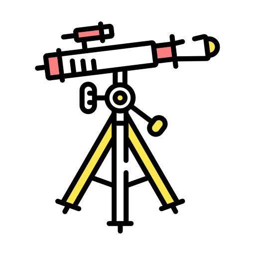 telescópio grátis ícone telescópio grátis ícone