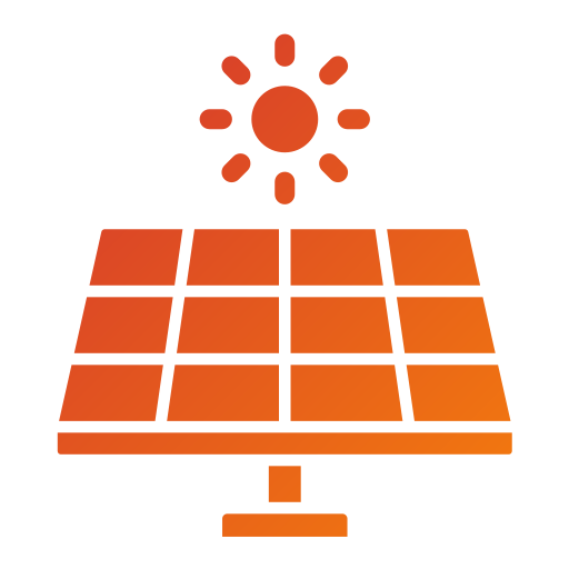 Solar panel Generic gradient fill icon