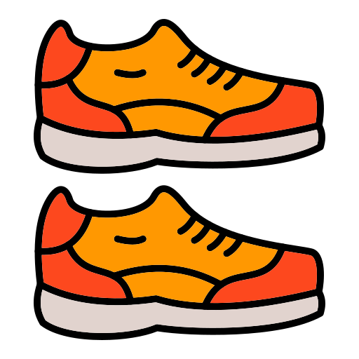 Running shoes Generic color lineal-color icon