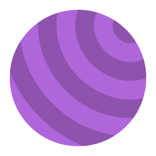 Gym Ball Generic Color Fill Icon