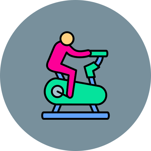 Stationary Bike Generic color lineal-color icon