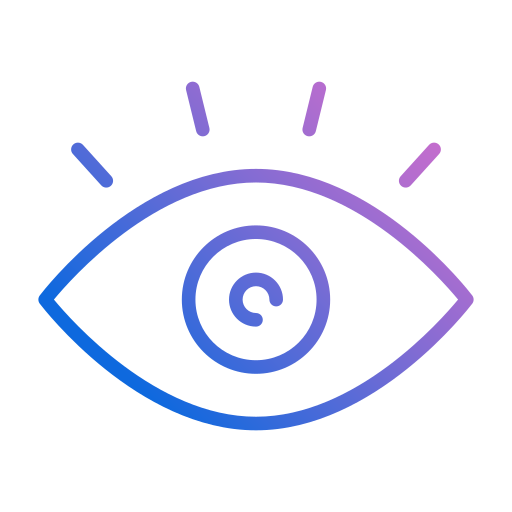 visión icono gratis