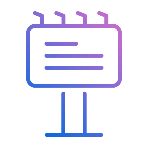 Рекламный щит бесплатно иконка