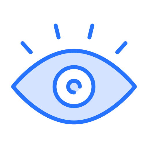 visión icono gratis