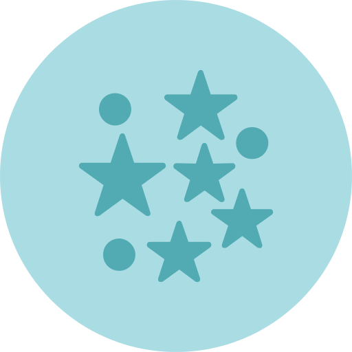 Stars Generic color fill icon