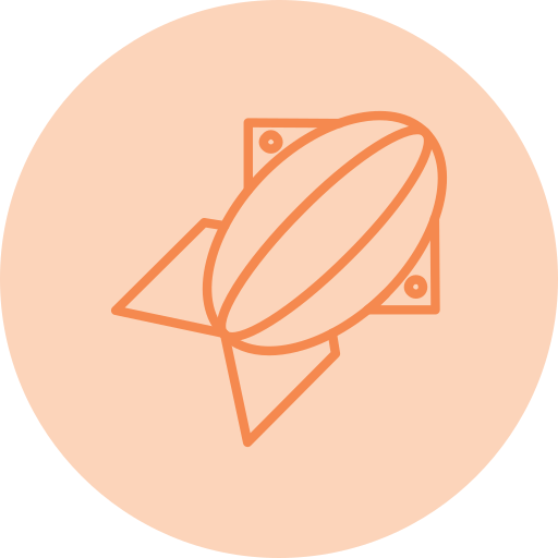 Blimp free icon