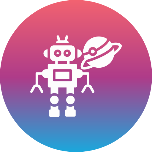 robot espacial icono gratis