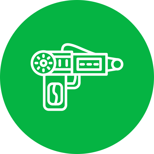 pistola espacial icono gratis