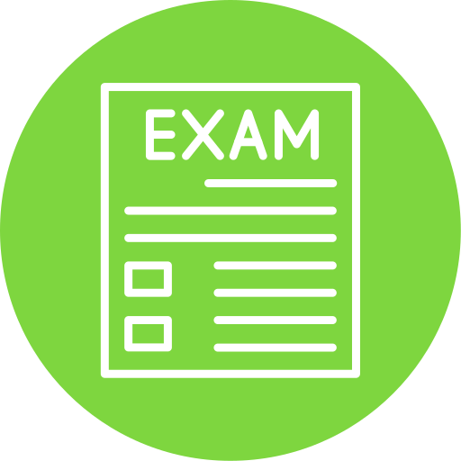 Exam Generic color fill icon