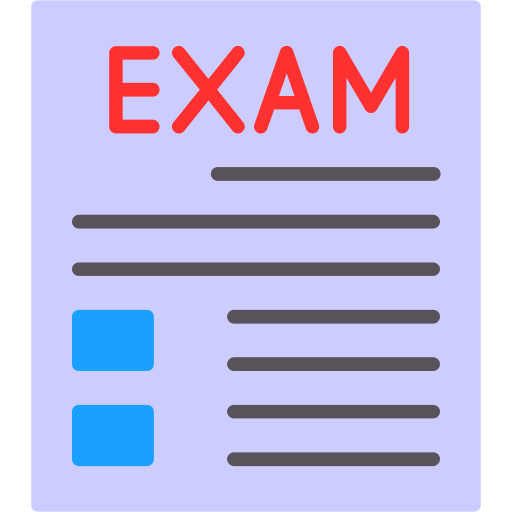 Exam Generic color fill icon