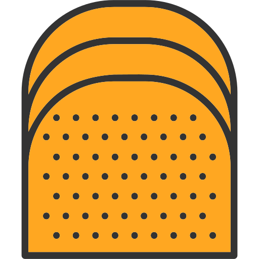 tostada icono gratis