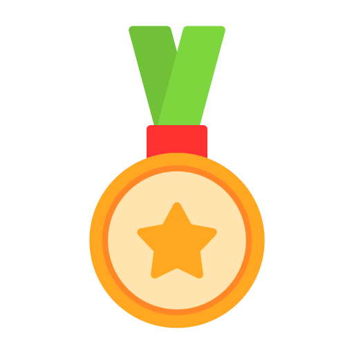 Medal Generic color fill icon