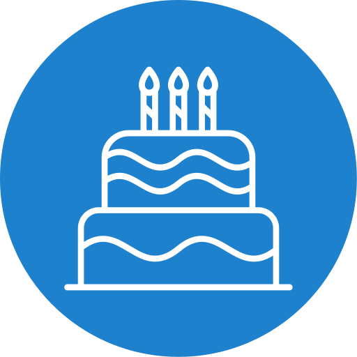 Cake Generic color fill icon