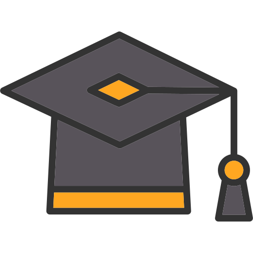 graduación icono gratis