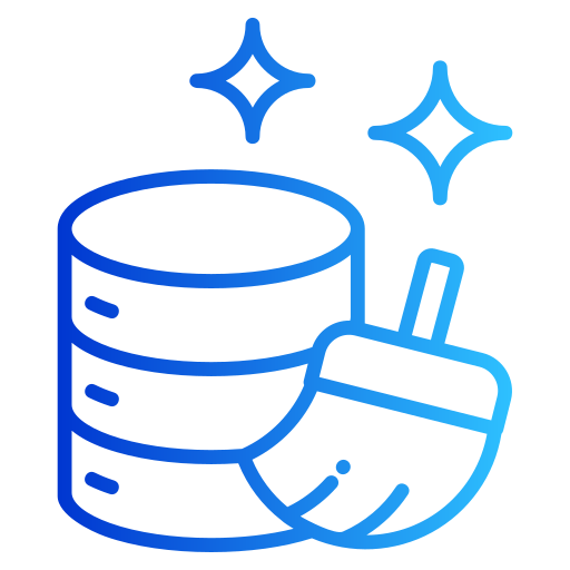 Data cleaning Generic gradient outline icon