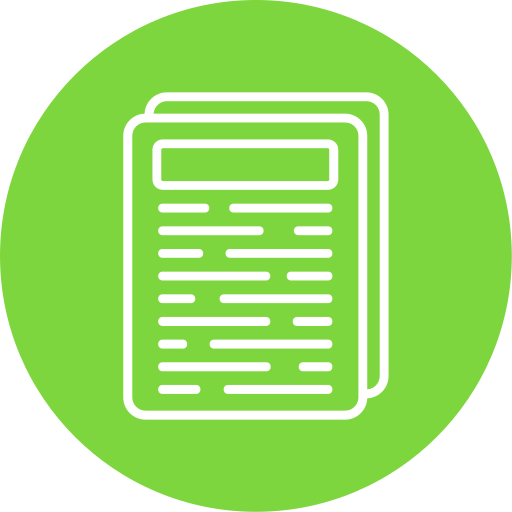 Document Generic color fill icon