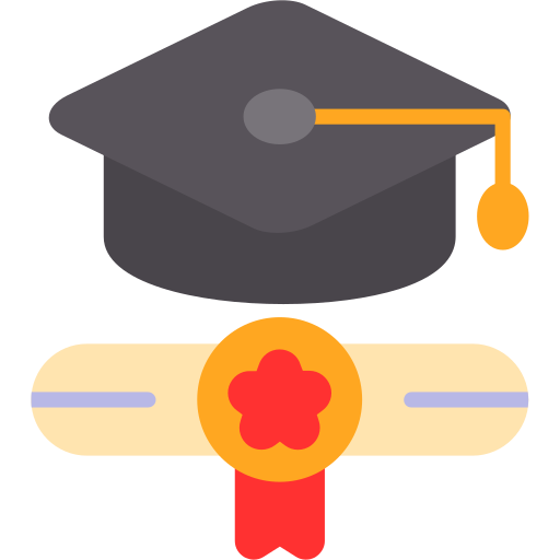 graduación icono gratis