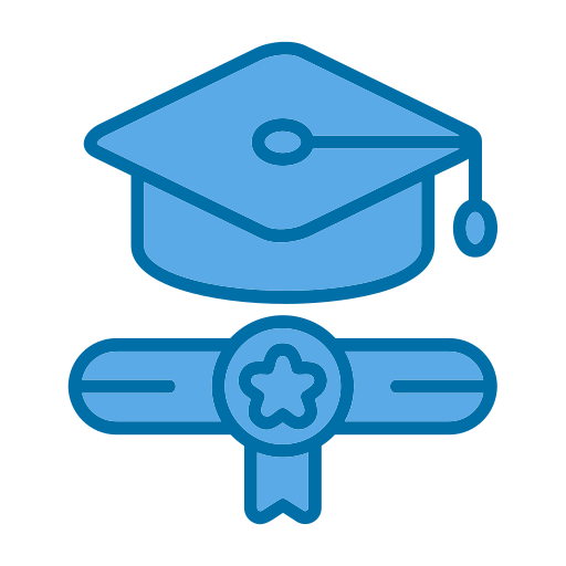 graduación icono gratis