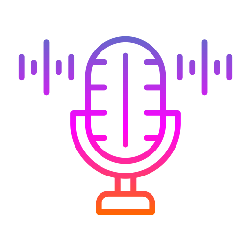 Voice record Generic gradient outline icon