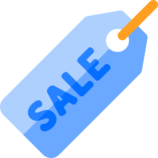 Sale Basic Rounded Flat Icon