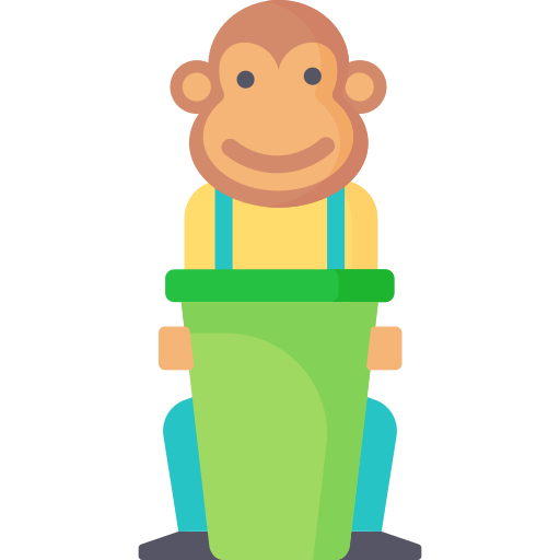 Monkey Special Flat Icon