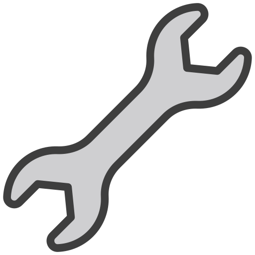 llave inglesa icono gratis