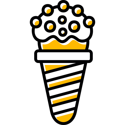 cucurucho de helado icono gratis