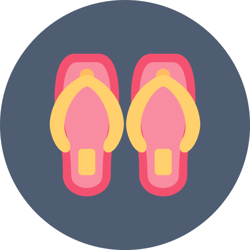 chancletas icono gratis