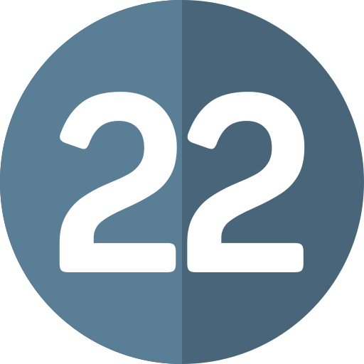 22 бесплатно иконка 22 бесплатно иконка