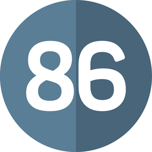 86 бесплатно иконка