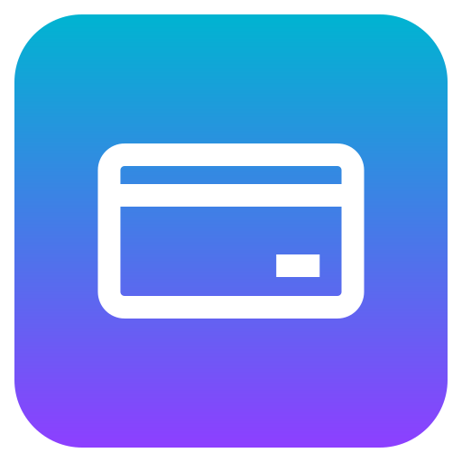 Credit card Generic gradient fill icon