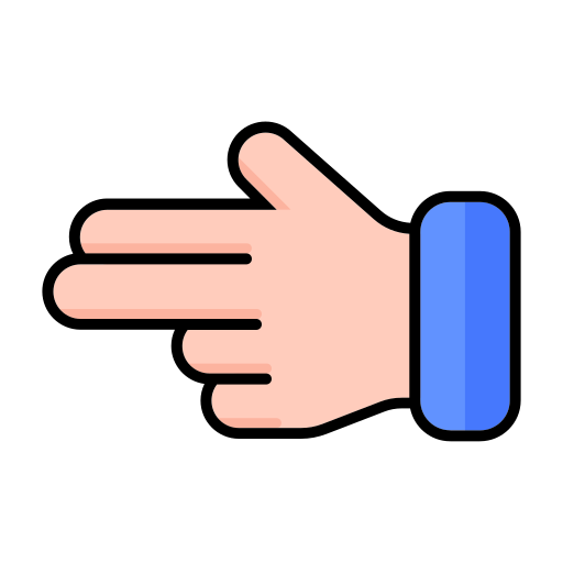 Pointing Left - free icon