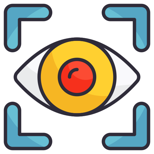 Eye Scan Generic Color Lineal-color Icon