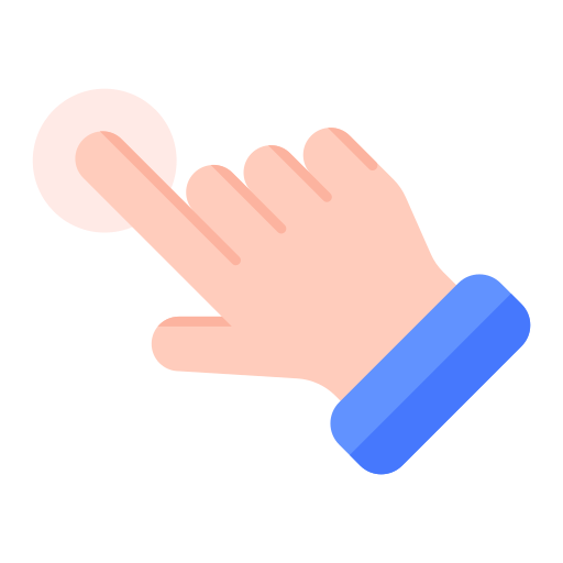 Left click - Free hands and gestures icons