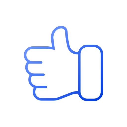 pulgares hacia arriba icono gratis