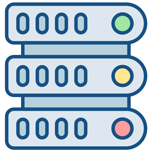 Database Generic color lineal-color icon