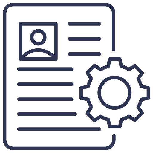 contratación icono gratis