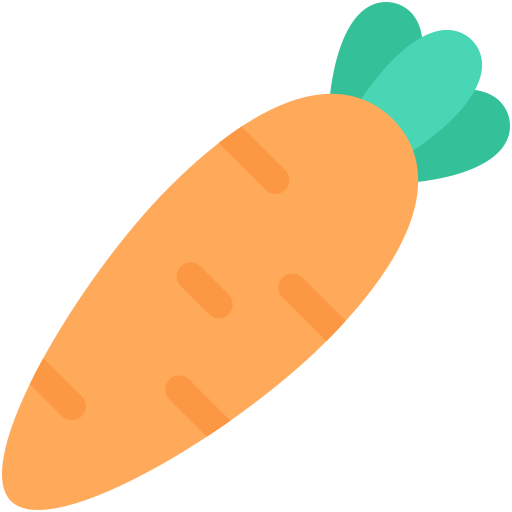 Carrot Generic color fill icon