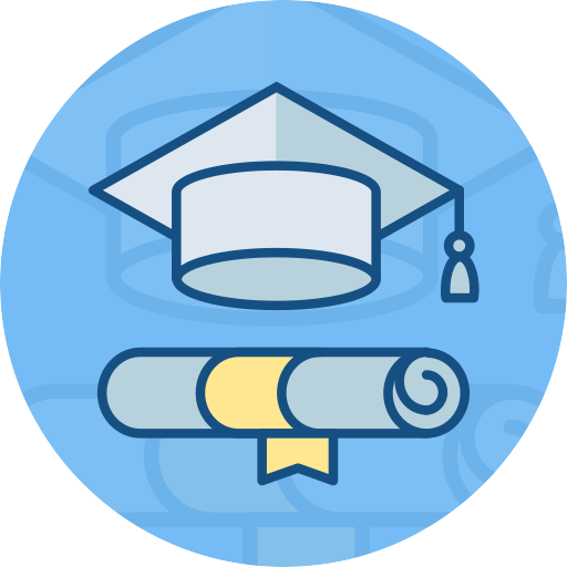 graduación icono gratis