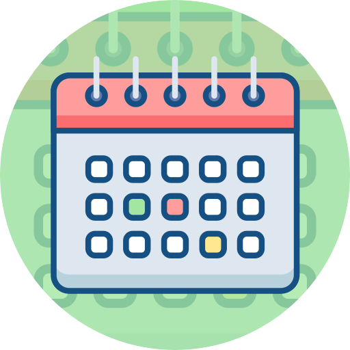 calendário grátis ícone