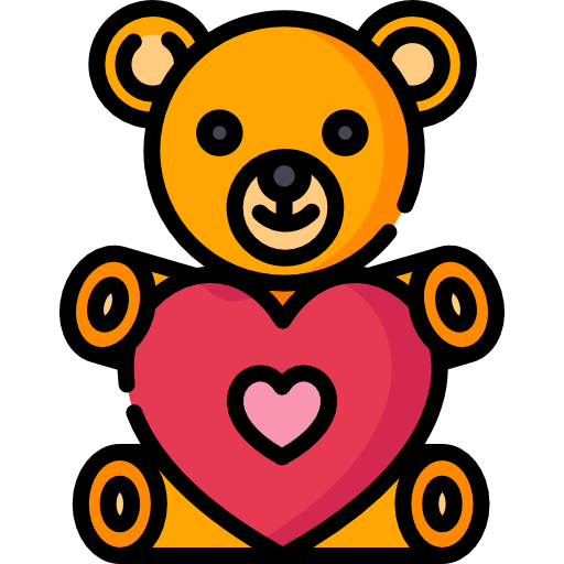 Teddy bear Special Lineal color icon