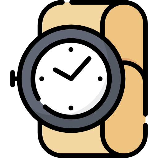 reloj de pulsera icono gratis