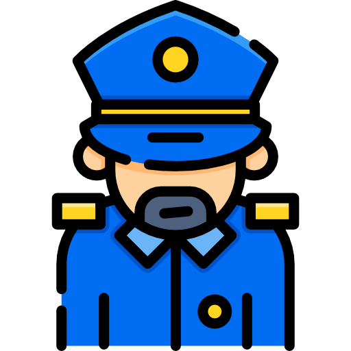 policía icono gratis