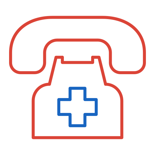 Emergency phone - Free communications icons