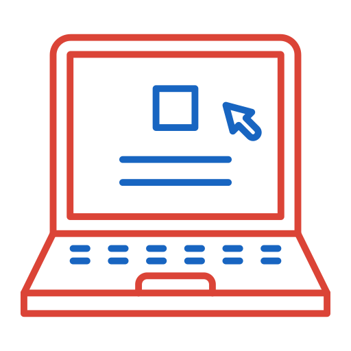 Laptop Generic color outline icon