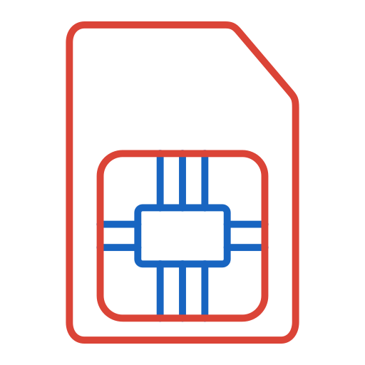 carte sim Icône gratuit