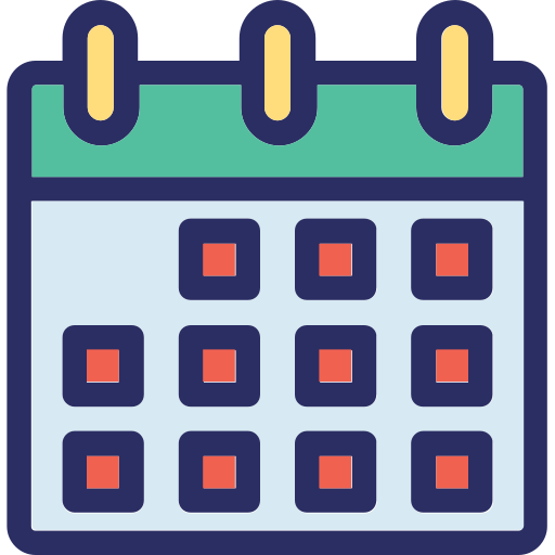 calendário grátis ícone