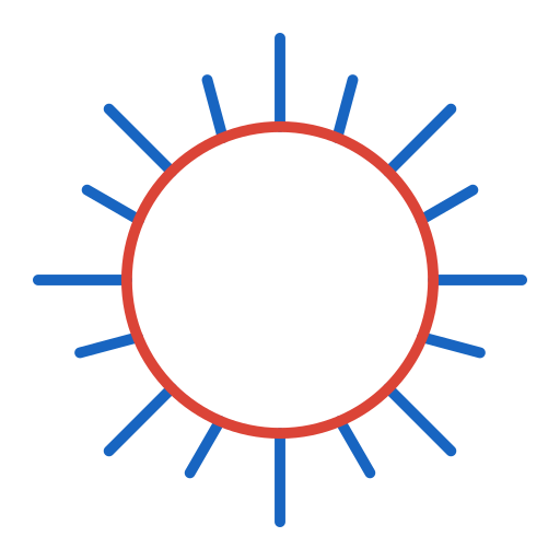 Sun free icon