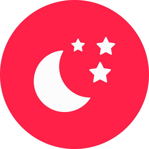 lua e estrelas grátis ícone